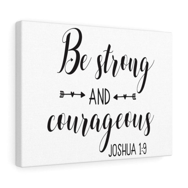 Scripture Canvas Strong And Courageous Joshua 1:9 Christian Bible Verse Meaningful Framed Prints, Canvas Paintings - Image 5