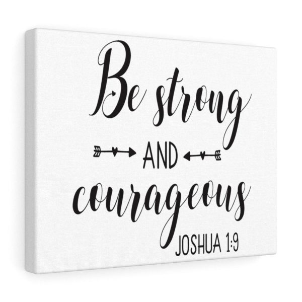 Scripture Canvas Strong And Courageous Joshua 1:9 Christian Bible Verse Meaningful Framed Prints, Canvas Paintings - Image 4