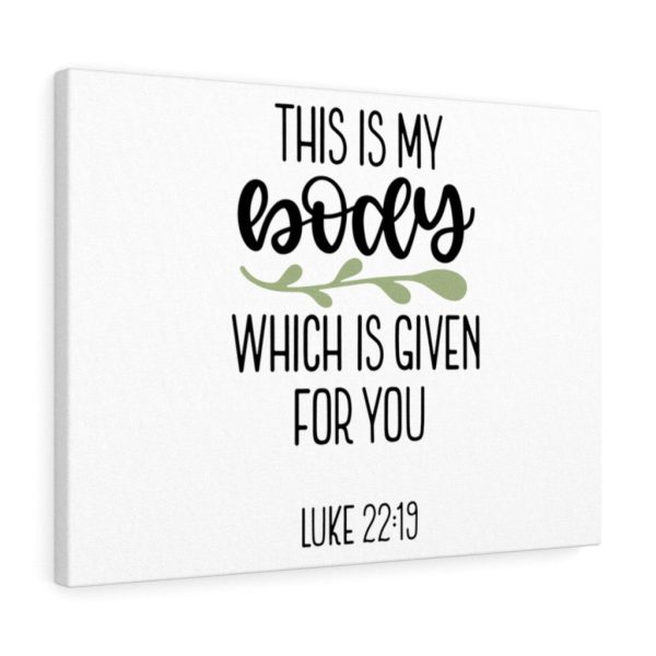 Scripture Canvas Given Luke 22:19 Christian Bible Verse Meaningful Framed Prints, Canvas Paintings - Image 7