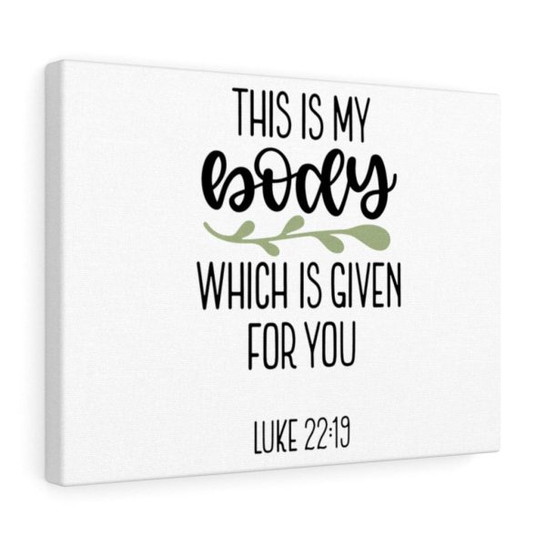 Scripture Canvas Given Luke 22:19 Christian Bible Verse Meaningful Framed Prints, Canvas Paintings - Image 6