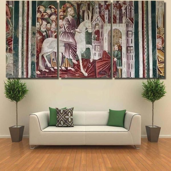 Beram Church Saint Mary Rocks Last Supper Christian Premium Multi Canvas Prints, Multi Piece Panel Canvas Luxury Gallery Wall Fine Art Print - Image 5