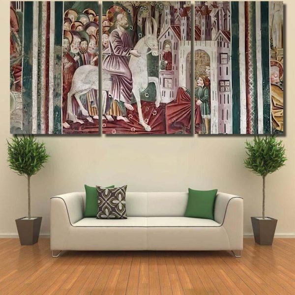 Beram Church Saint Mary Rocks Last Supper Christian Premium Multi Canvas Prints, Multi Piece Panel Canvas Luxury Gallery Wall Fine Art Print - Image 6