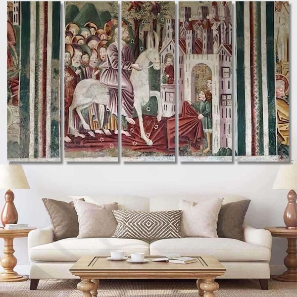 Beram Church Saint Mary Rocks Last Supper Christian Premium Multi Canvas Prints, Multi Piece Panel Canvas Luxury Gallery Wall Fine Art Print - Image 8