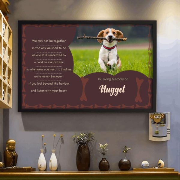 Vhh In Loving Memory Of Dog Personalized Canvas Landscape - Image 2