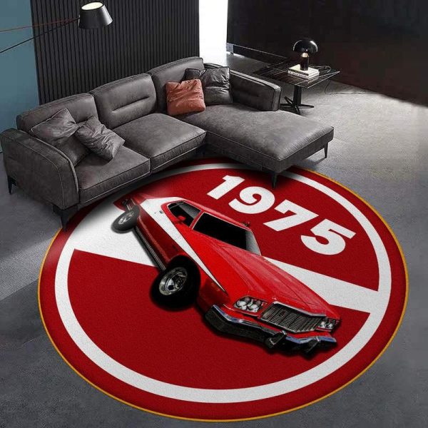 Starsky And Hutch Ford Gran Torino Living Room Round Mat Circle Rug - Image 2