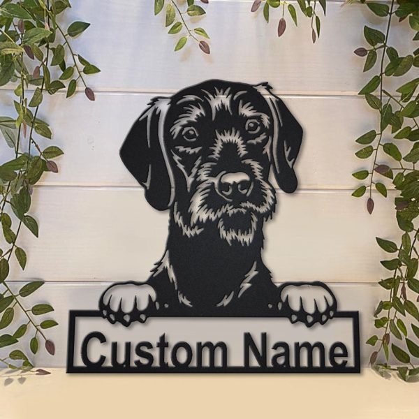 Personalized Short Haired Pudelpointer Dog Metal Sign Art, Custom Shor - Image 2