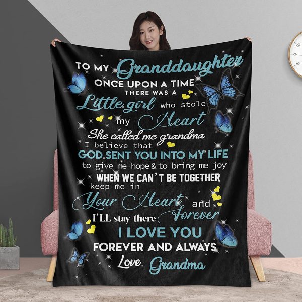 Personalized Blanket - To My Granddaughter Blanket Gift From Grandma, - Image 4