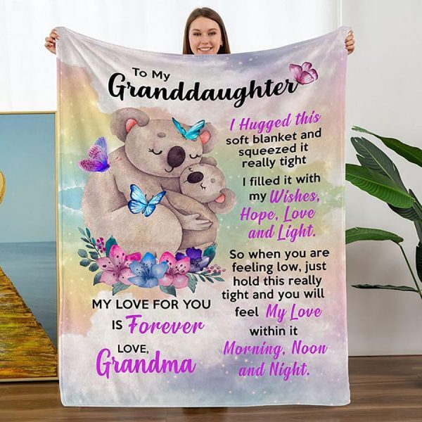 Personalized Blanket - To My Granddaughter Blanket Gift From Grandma, - Image 8