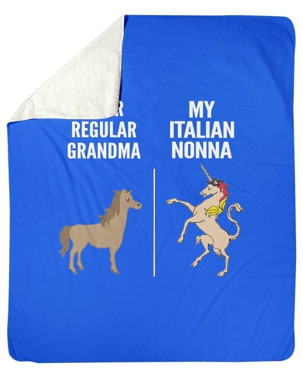 Vintage Funny Your Regular Grandma My Italian Nonna Gift For Family Fl - Image 4