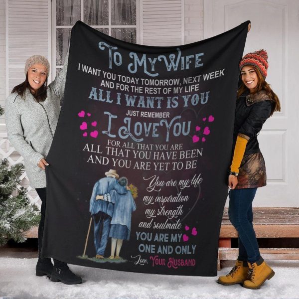 You Are My One And Only For Wife Fleece Blanket - Image 2