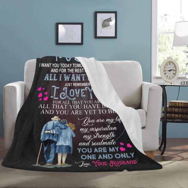 You Are My One And Only For Wife Fleece Blanket - Image 3