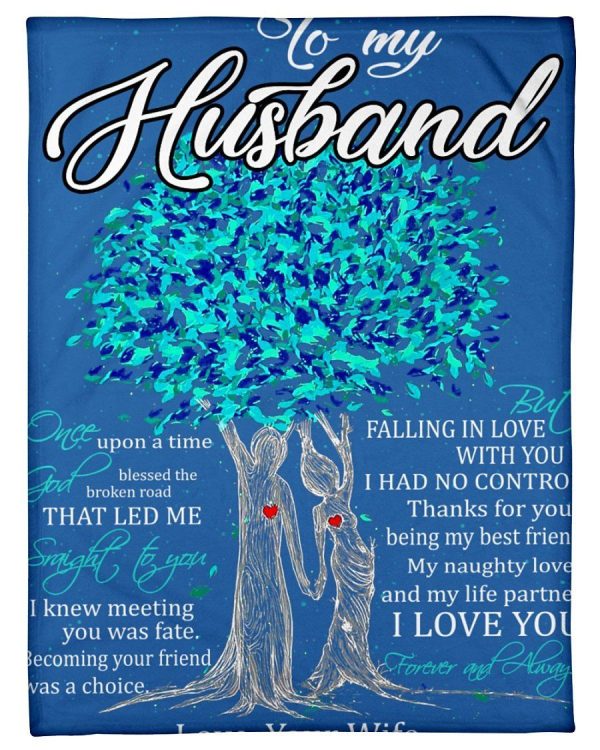 To My Husband I Love You Forever And Always Custom Design Fleece Blank - Image 4