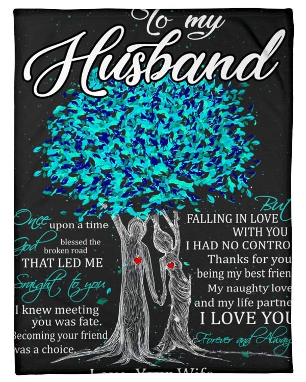 To My Husband I Love You Forever And Always Custom Design Fleece Blank - Image 5