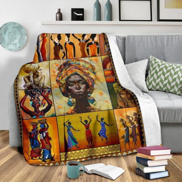 African Culture Cxxxix Blanket - Image 3