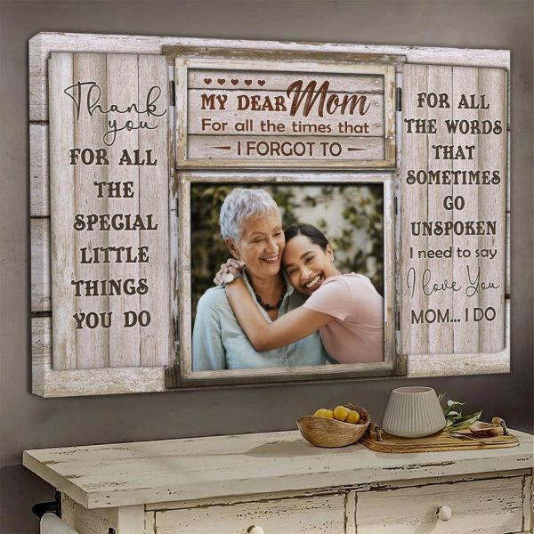 Canvas Prints From Photos, Personalized Canvas, Mother's Day Gifts From Daughter, Best Mother's Day Gifts Demcanvas - Image 5