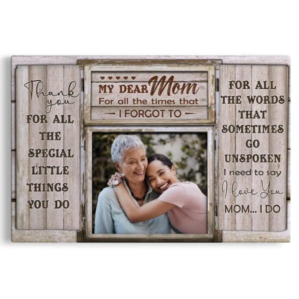 Canvas Prints From Photos, Personalized Canvas, Mother's Day Gifts From Daughter, Best Mother's Day Gifts Demcanvas - Image 7