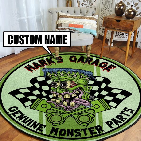 Personalized Monster Parts Round Mat Round Floor Mat Room Rugs Carpet Outdoor Rug Washable Rugs - Image 3